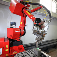 ファイバーレーザー溶接 ロボット